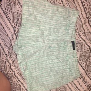 Mint shorts